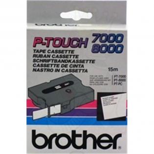 Brother páska černá na čiré, 18mm/15m, TX-141