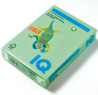 IQ COLOR pastelová středně zelená A4, 80g