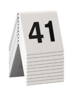 Rozlišovací tabulky s čísly 41 až  50 (celkem 10 ks)