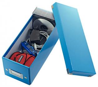 Krabice Leitz Click &amp; Store - na CD / modrá