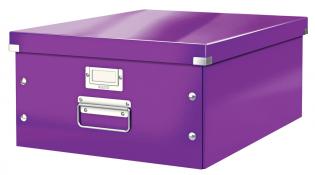 Krabice Leitz Click &amp; Store - L velká / fialová