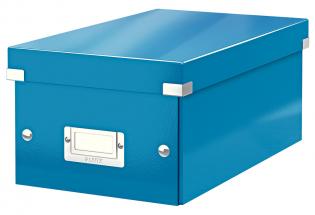 Krabice Leitz Click &amp; Store - na DVD / modrá