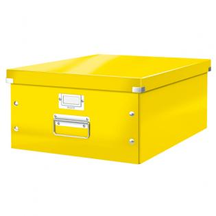 Krabice Leitz Click &amp; Store - L velká / žlutá