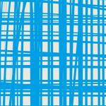 Recyklovaný balící papír - modré čáry