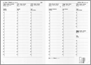 Diáře VIVELLA - týdenní A5 / petrolejová