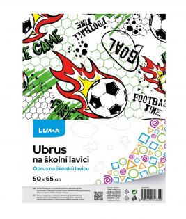 Ubrus na školní lavici - fotbal