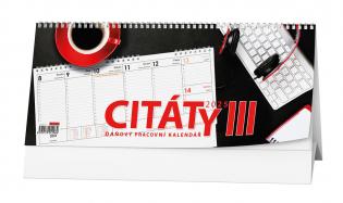 Kalendář stolní pracovní CITÁTY - Citáty III.