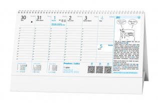 Kalendář stolní pracovní - Plánovací daňový s angličtinou