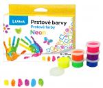 Prstové barvy  LUMA Neon - 6 barev