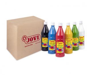 Tekuté temperové barvy JOVI PREMIUM - 6 x 1000 ml