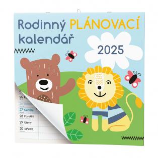 Kalendář nástěnný poznámkový - Rodinný plánovací